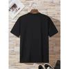 European sizes Machine Bear Pattern Printing, Men'S Casual T-Shirt, Short-Sleeved Shirt in  Summer, Stylish And Versatile.