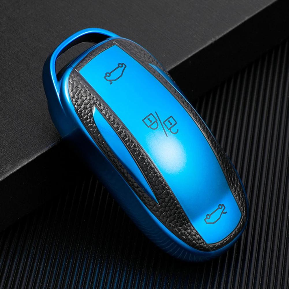 TPU Auto-Smart-Key-Abdeckung, Schlüsselanhänger, für Tesla Modell 3, Modell Y, Modell X, Modell S, Schlüsselschale, Taschenhalter, Schutzzubehör