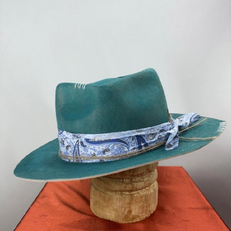 Wool Homburg Exotic Feather Wool Hat Gifts for Comedy Hat Wide Brimmed Unisex Wear for Gatherings Photo Props