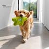 Cute Cartoon Dog Playthings Coconut Tree Toy, Squeaky Soft Plush Chew Stuffed Puppy Enrichment Play Toys Toy for Small And Medium Dogs To Shake, Bite