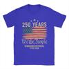 Years American Flag Th Anniversary USA TShirt Beach  100 Cotton TShirts For Unisex Harajuku Design Tshirt Short Sleeve Clothes