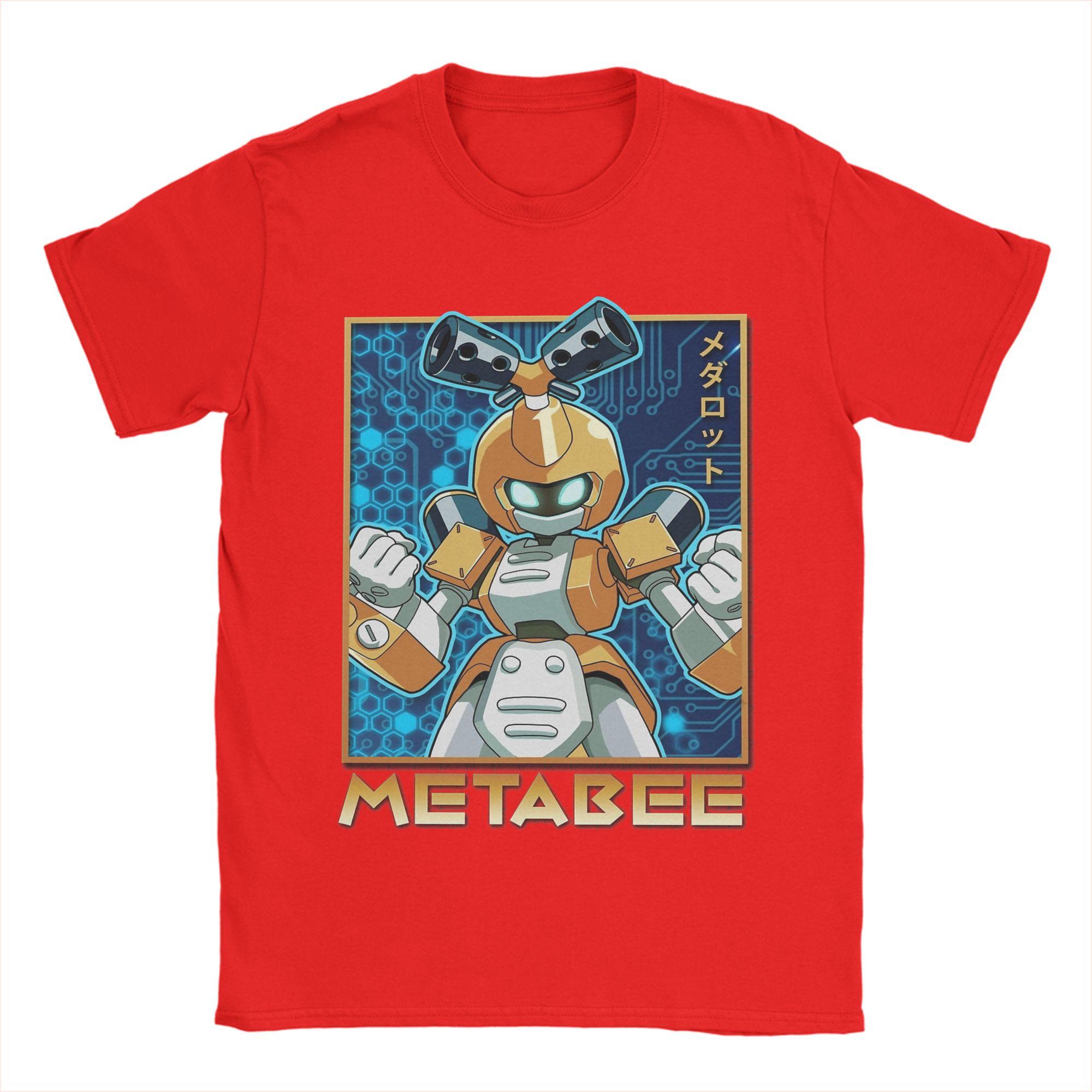 

Humorous Medabots Metabee TShirt for Unisex Crew Neck 100 Cotton T Shirts Short Sleeve Tees Birthday Gift Clothing S