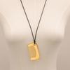 Jiading European and American stainless steel comb pendant necklace sweater chain titanium steel neck chain jewelry