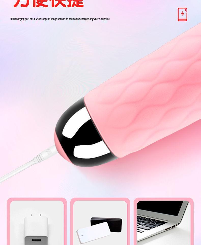 Rechargeable Silicone Silent Vibrator for Women - Adult Pleasure Massager