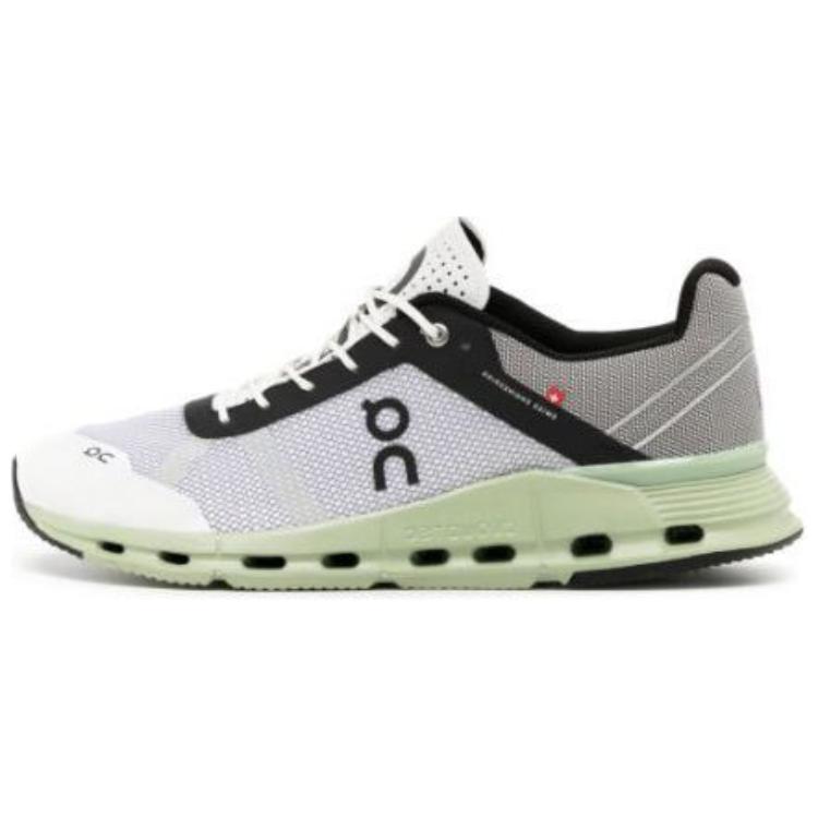 On Cloudnova Wygodne Codzienne Amortyzujące N-Slip Niskie Casualowe Buty do Biegania Męskie sneakersy Szaro-Zielone 3MD30300299
