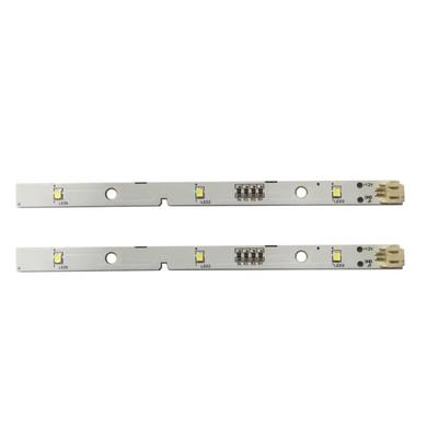 2 Stück LED Lichtleisten Platinen Modul Kit Für Kühlschrankbeleuchtung Innen Helligkeitswiederherstellung MDDZ162A 1629348 1529227 12V