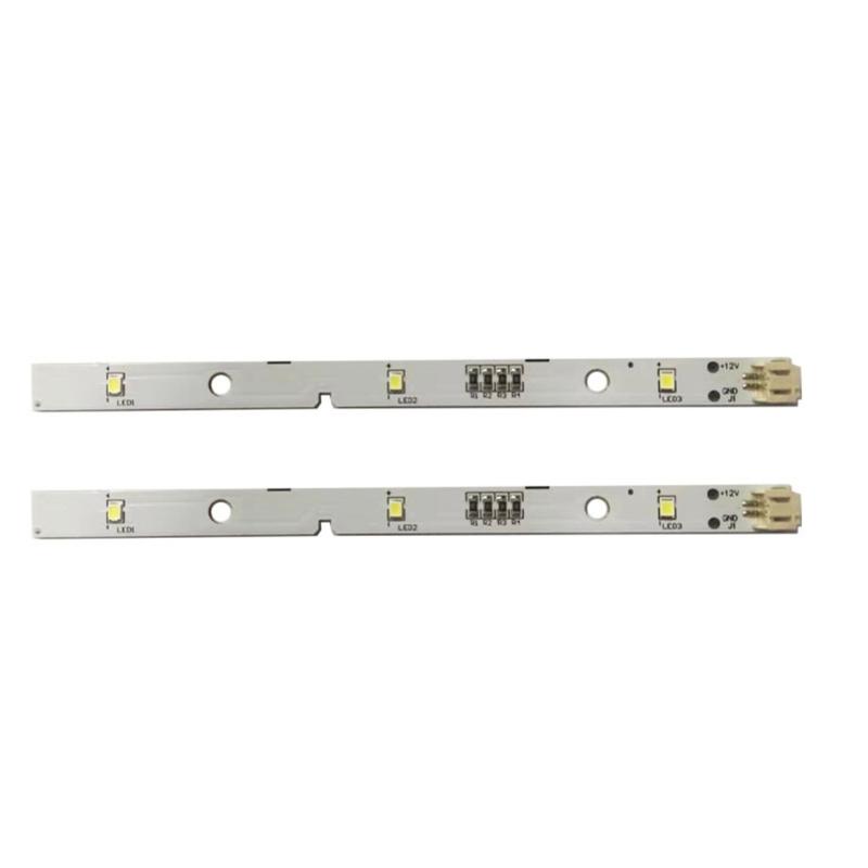 

2pcs LED Light Strips Board Module Kit For Fridge Lighting Interior Brightness Restoration MDDZ162A 1629348 1529227 12V 1