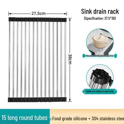 Silicone Foldable Kitchen Sink Drying Rack