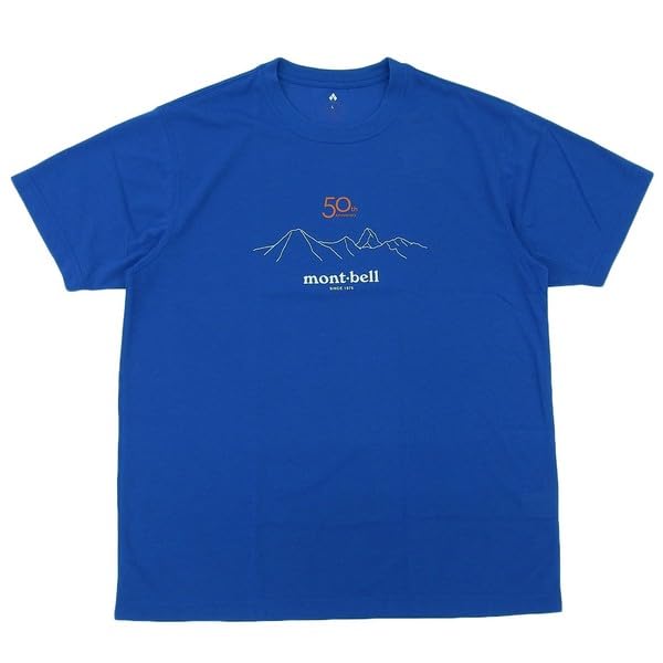

montbell 50th WIC.T Summits 1114003 t-shirt men women blue XL синій