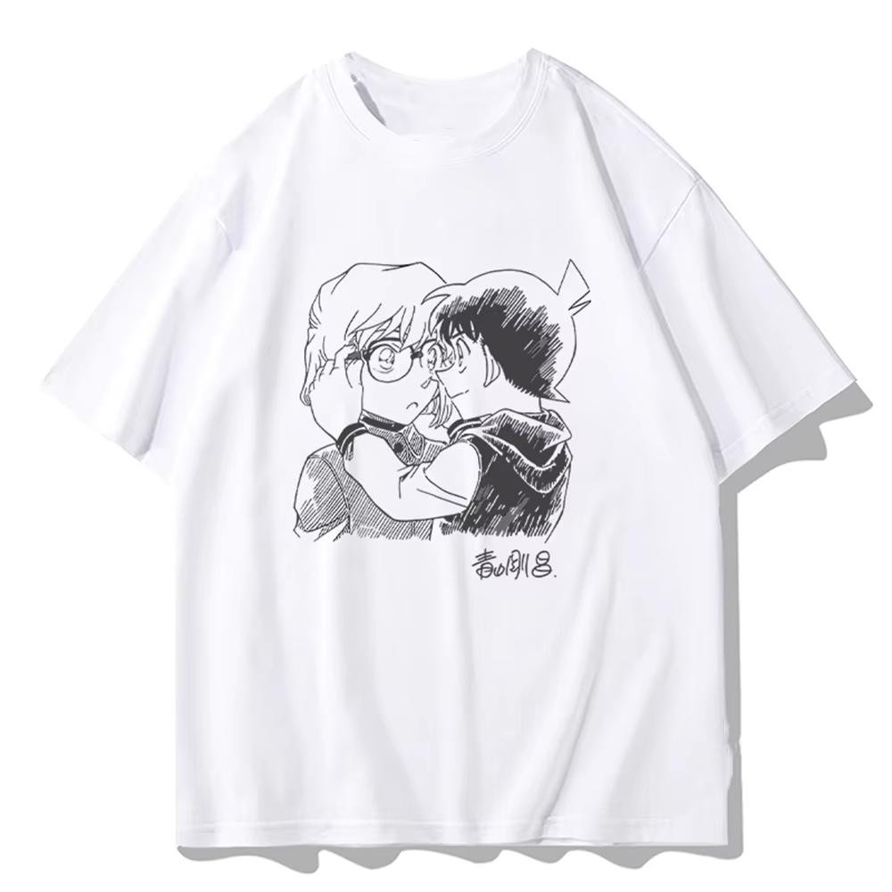 Maglietta con schizzo anime di Detective Conan