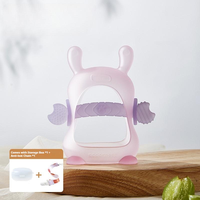 Baby Mushroom Toothpaste Baby Teeth Grinding Stick Biting Glue Food Grade Oral Period Silicone Toy Anti-Eating Hands