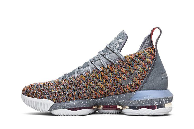 Men's Sneakers Nike LeBron 16 Multi-Color Multi-Color/Metallic Silver-Cool Grey