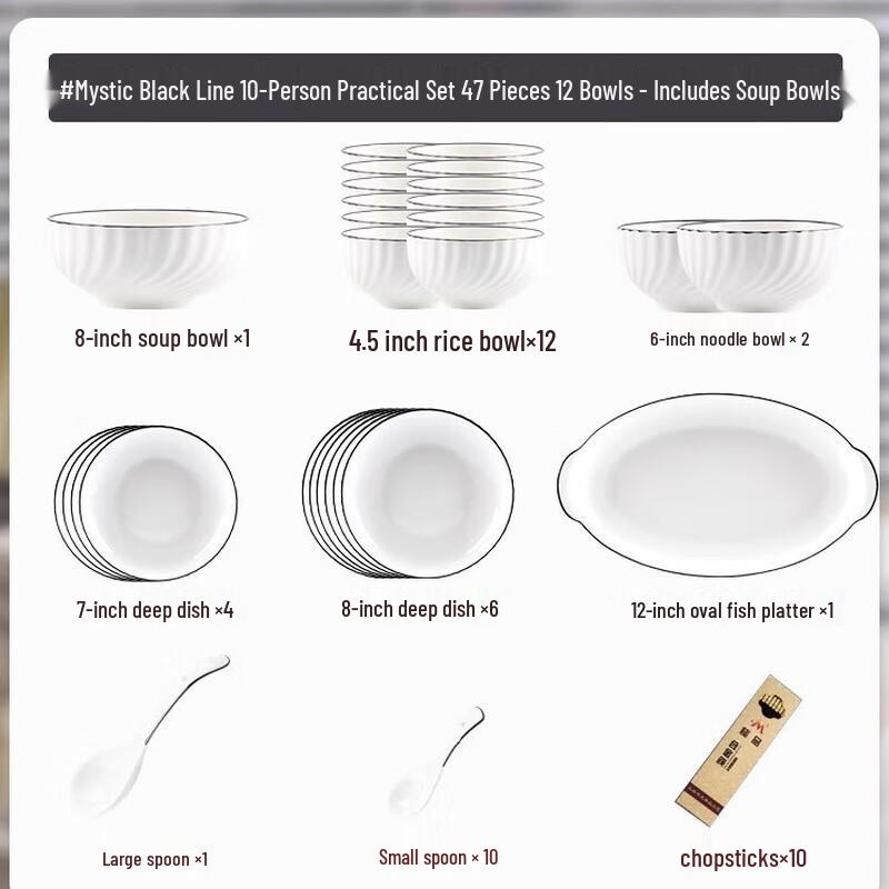 Эмалированный столовый сервиз «Таинственная луна»