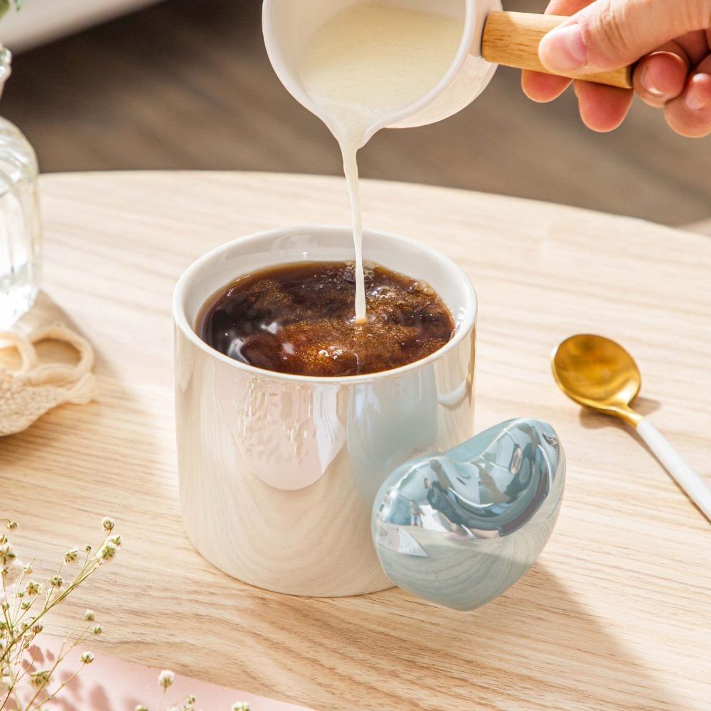 

Cute love ceramic cup ins high value mug souvenir creative household couple water cup coffee cup 330ml