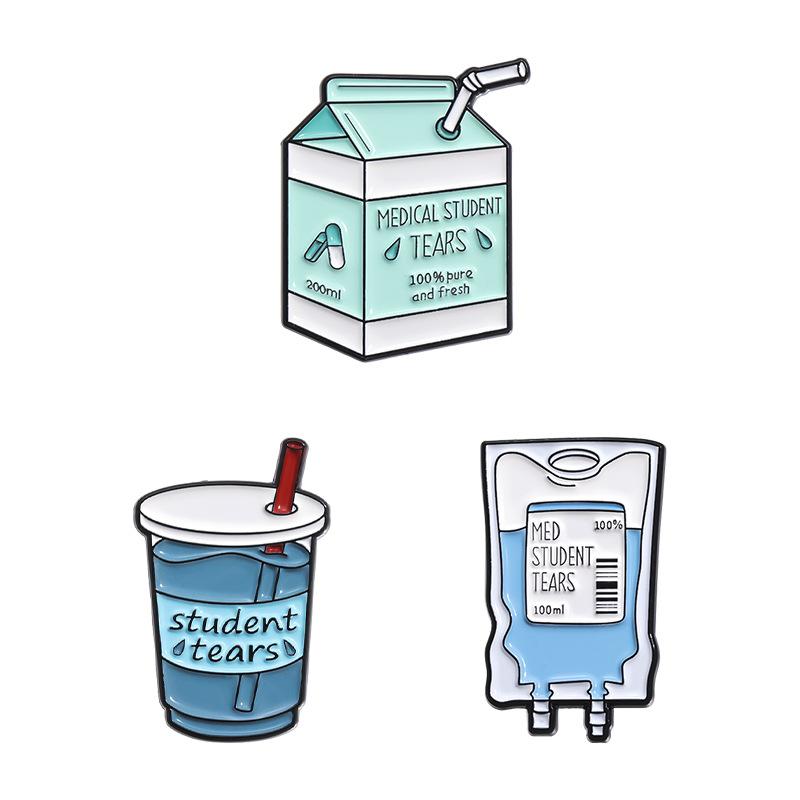 And Playful Whimsical Milk Box Brooch With Elegant Geometric Patterns For Every Outfit