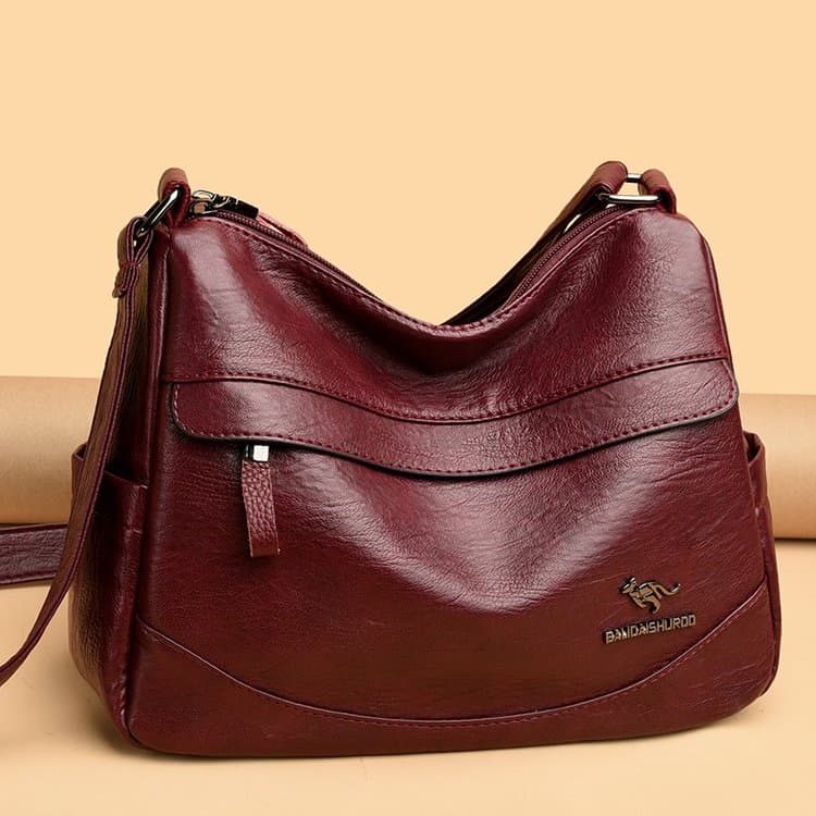 Kadın büyük kapasiteli omuz postacı çantası