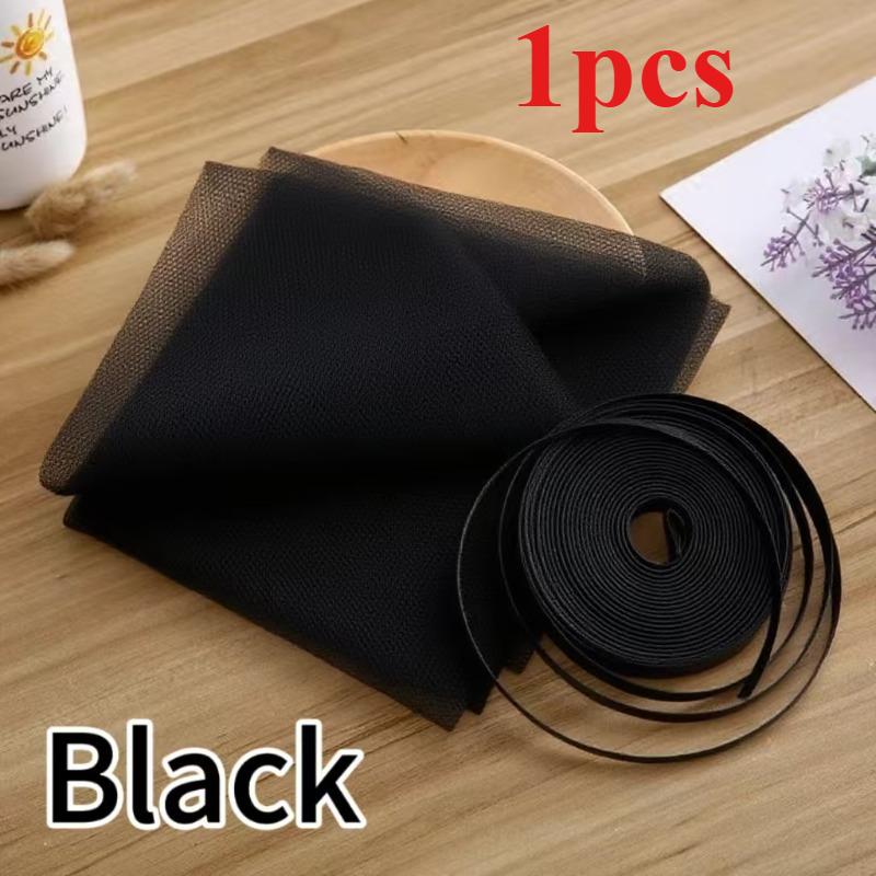 Москитная сетка для окна Домик Самоклеящаяся Москитная сетка Штора Сеть Анти-комары Насекомые Мухи Сетка Окна Шторы M (1.3X1.5M)