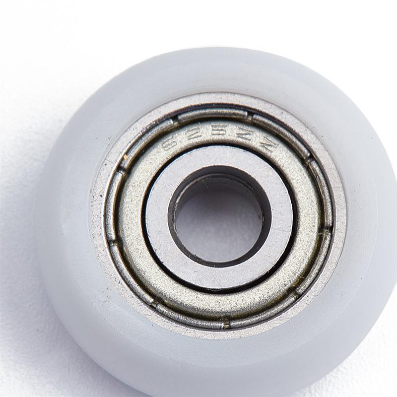 10Pcs 625Zz Pom Bearings Passive Round Roller Wheel 5X21.5X7Mm For 3D Printer