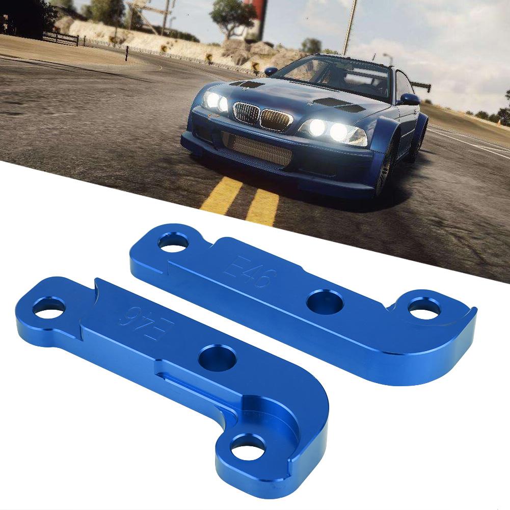 Aluminium Power Tuning Drift Lock Adapter Kit Increasing Turn Angle 25percent for BWM E46 M3 Blue