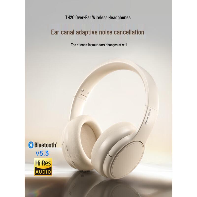 

Lenovo TH20 Wireless Noise-Cancelling Sports Over-Ear Headphones