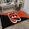 Bengals Team Logo Artwork  Carpet, Kitchen Rugs, Yoga Mat, Non-Slip Mats, Rug for Bathroom, Living Room bedroom, Camping Rugs Christmas Gift