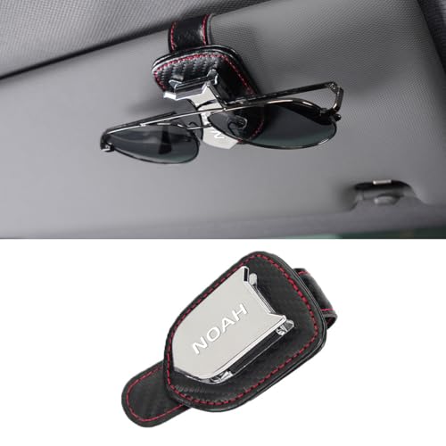 

[For Noah] Sunglasses Holder, Glasses Holder, Leather Material, NOAH Exclusive Logo, Glasses Holder, Car, Noah 90 Series, Safe Driving, Visor, Ca