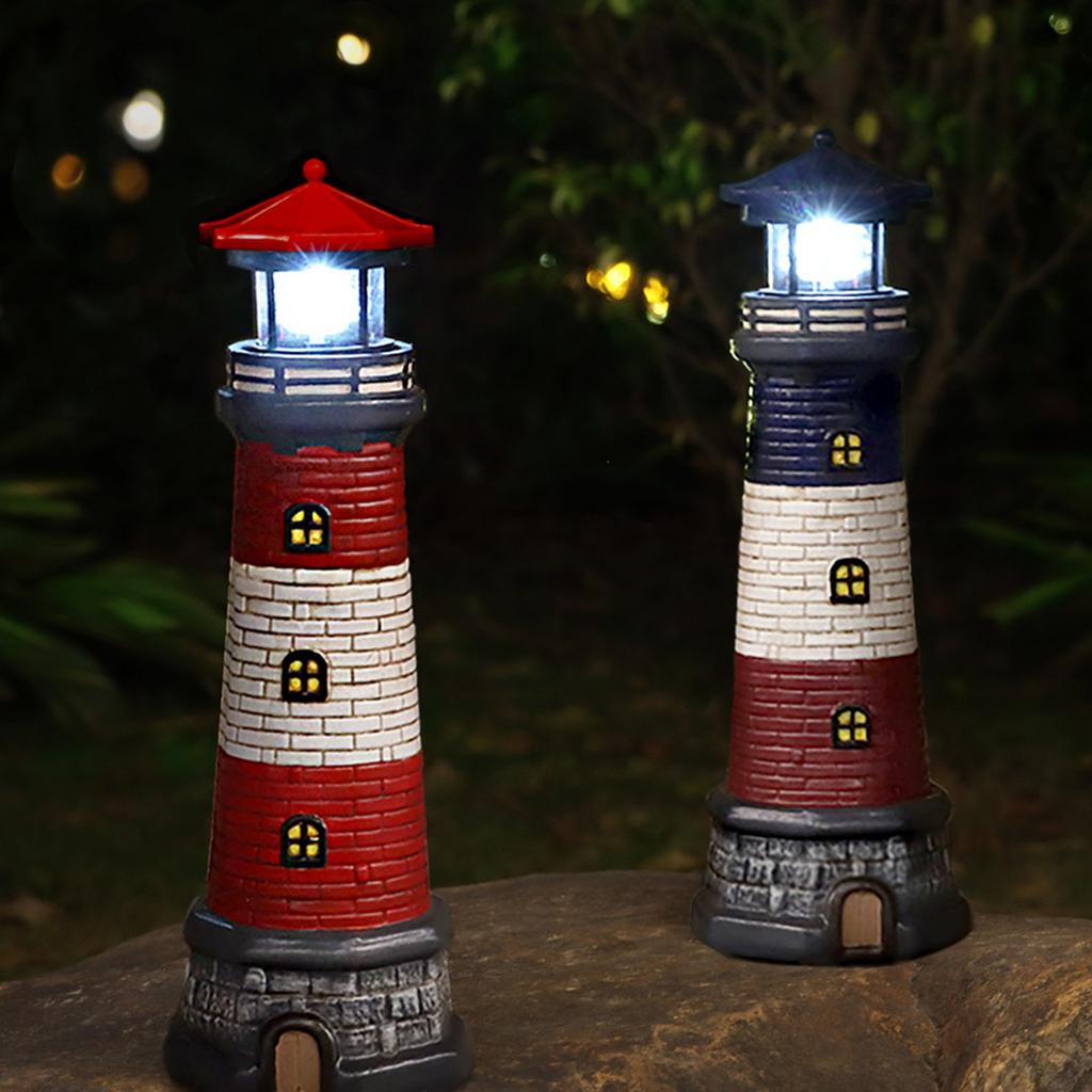 Solar Resin Decor Outdoor Garden Spotlight Light