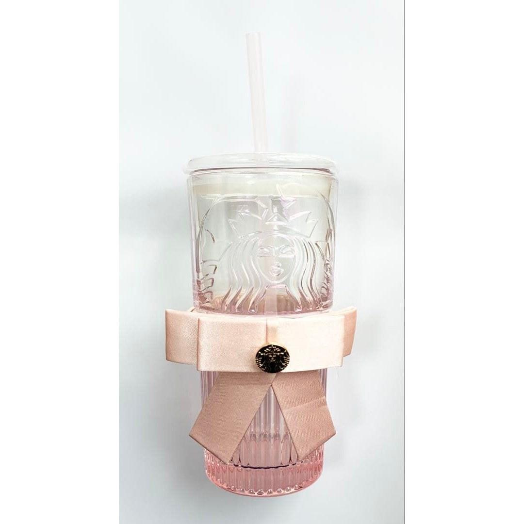 Starbucks China Limited Ribbon Glass Straw Tumbler
