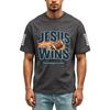 Men's Day Graphic Print Casual Crewneck Stretch Short Sleeve Top