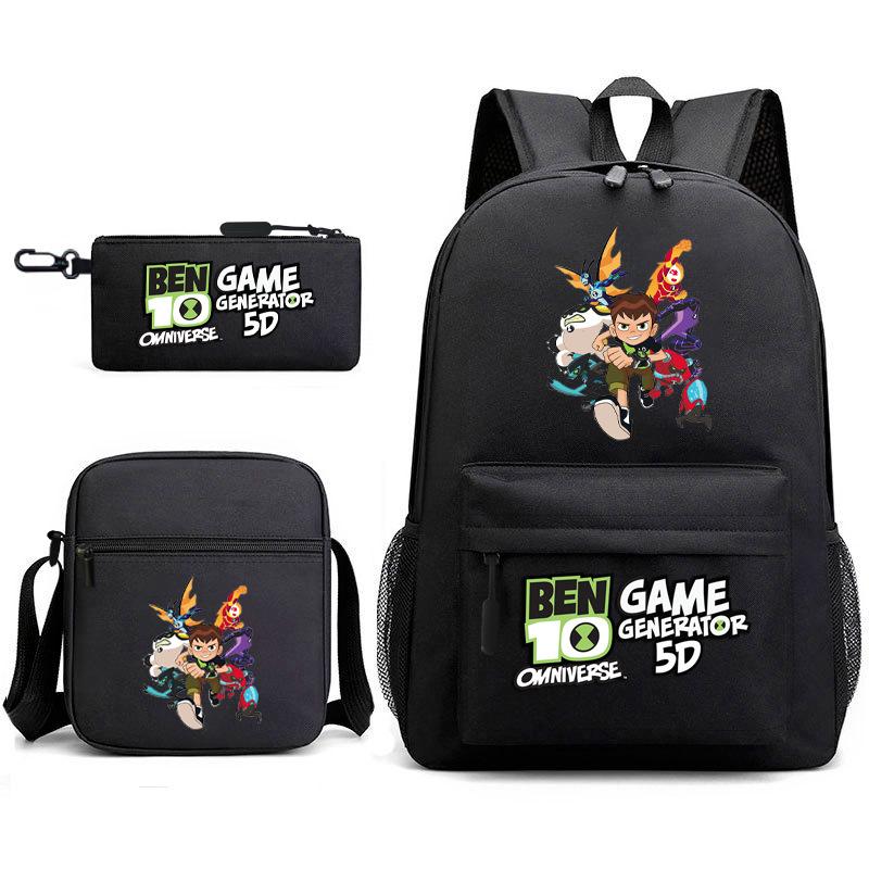 Hacker Junior Trend Starry Sky School Bag Three-piece Set