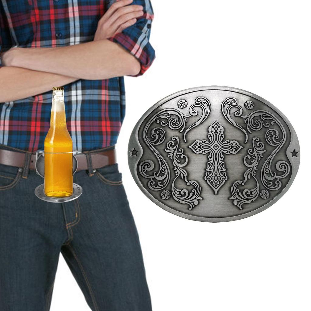 Beer Belt Holder Hands-Free Beverage Can Holder Portable Beer Holder Belt for BBQ Party