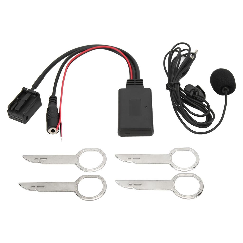 Wireless Bluetooth AUX IN Adapter Hands Free with Microphone Replacement for Focus 2004 OnWards 6000CD