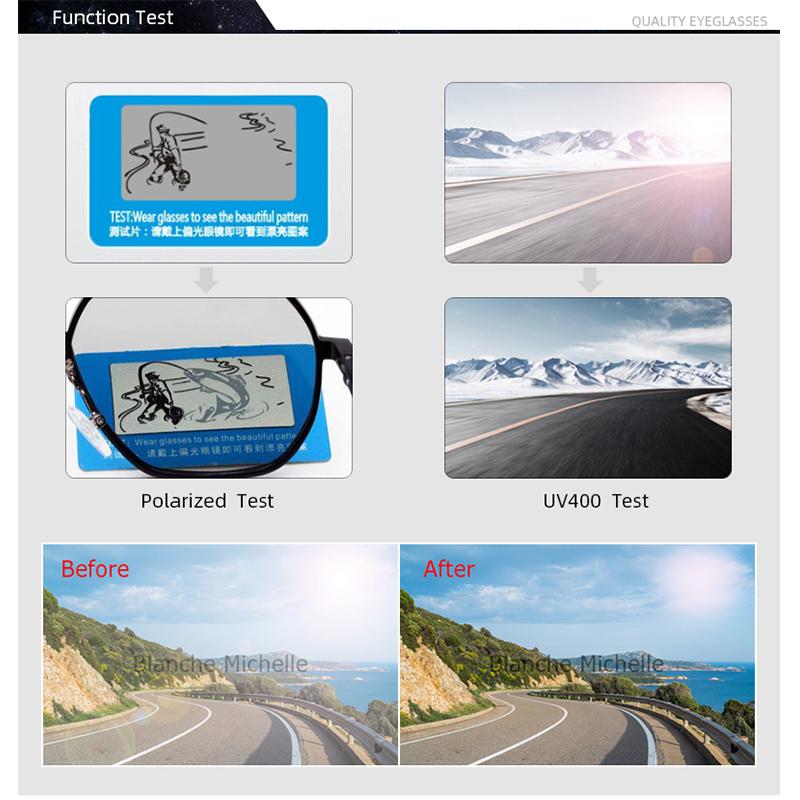 Photochromic Sunglasses For Men Uv400 Aluminum Magnesium Mirror Sun Glasses Vintage Driving Sunglass