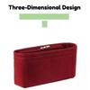 Luxury Bag Insert Felt Purse Organizer Size Inner Liner Bag With Side Zipper Portable Shaper Divider For Crossbody Shoulder Bag