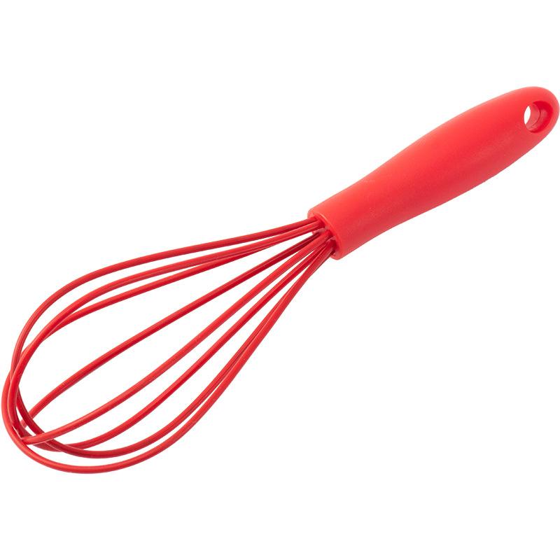 1PCs silicone small size egg beater manual cream egg small stirring rod mini egg-whisk baking tool
