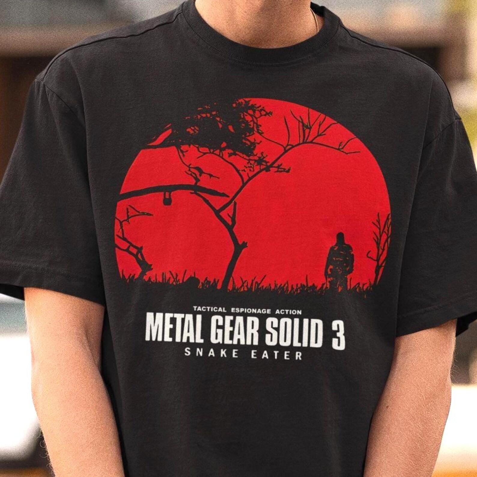 Metal Gear Solid 3 Snake Eater Shirt -Gamer Gift,Gaming Sweatshirt,Video Game Tshirt M