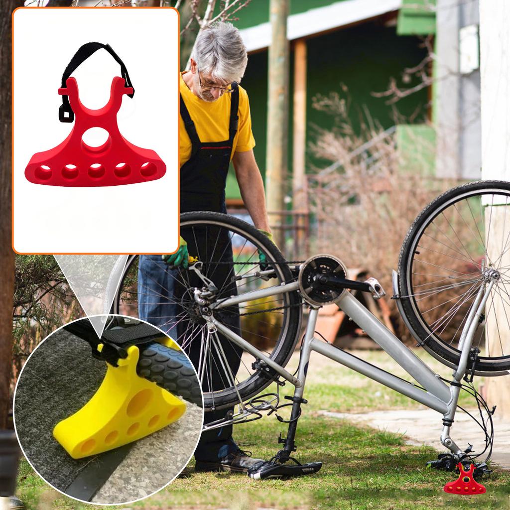 Handlebar Bracket – Heavy Duty Bike Maintenance Tool, Universal Handlebar Holder For Road & Mountain Bikes, Bright Color For High Visibility