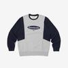 Heritage Color Block Sweatshirt   Melange Grey Navy Rets5fm42g2