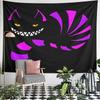 Cheshire Cat Alice In Wonderland Tapestry Wall Hanging Psychedelic Cartoon Decor for Bedroom Dorm Room Man Cave Gift