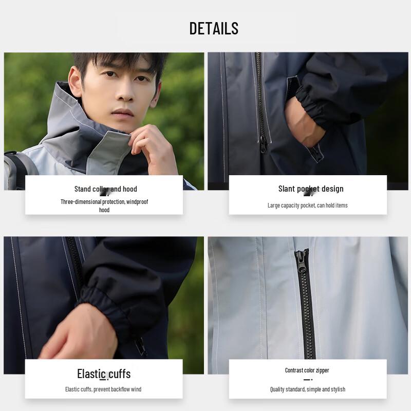 ROMON Unisex Windproof Waterproof Lightweight Outdoor Jacket