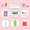 50/60 Pages Diamond Painting Notebook DIY 5D Rhinestone Drawing Diary Books Diamond Painting Creative Notepad Kids Craft Gift