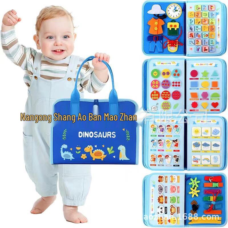 Cross-Border Felt Learning Board: Early Education Puzzle & Busy Board Toy for Children, CE Certified