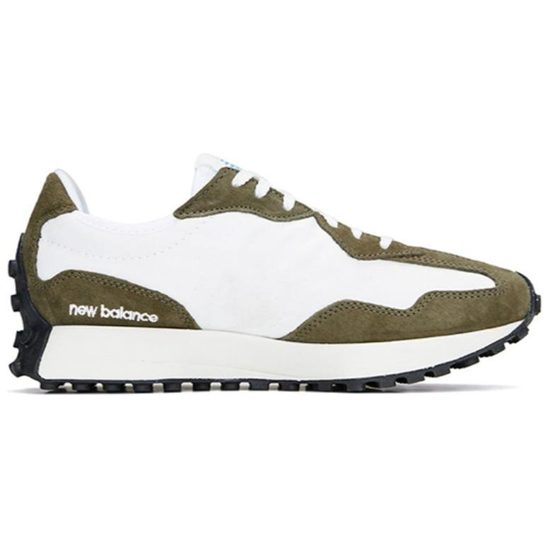 New Balance 327 Khaki Bílé Unisex Tenisky Zelené U327LE
