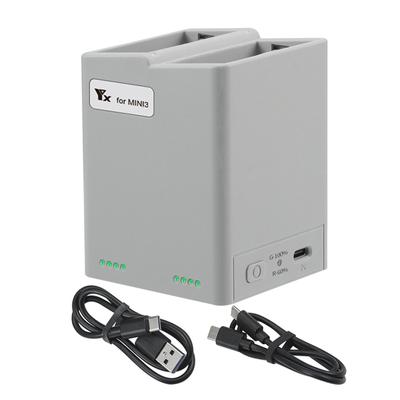 Charging Hub for Mavic Mini 3 Pro Two-Way Batteries Manager Quickly Charging Power Bank Drone Accessories with USB Cable