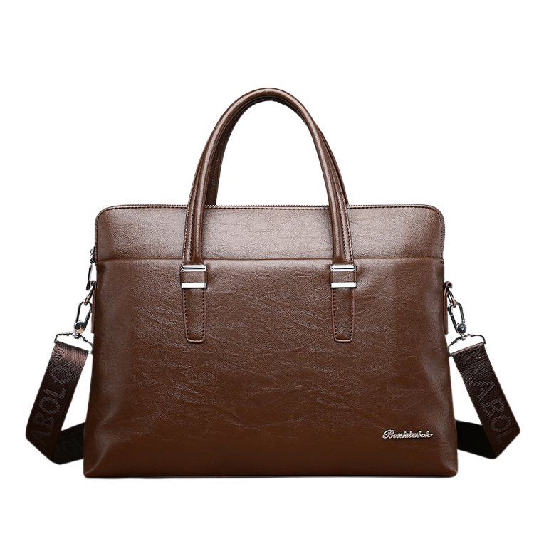 Men's Messenger Business Briefcase Wear-resistant Casual Bag Men's Handbag Horizontal Shoulder Bag