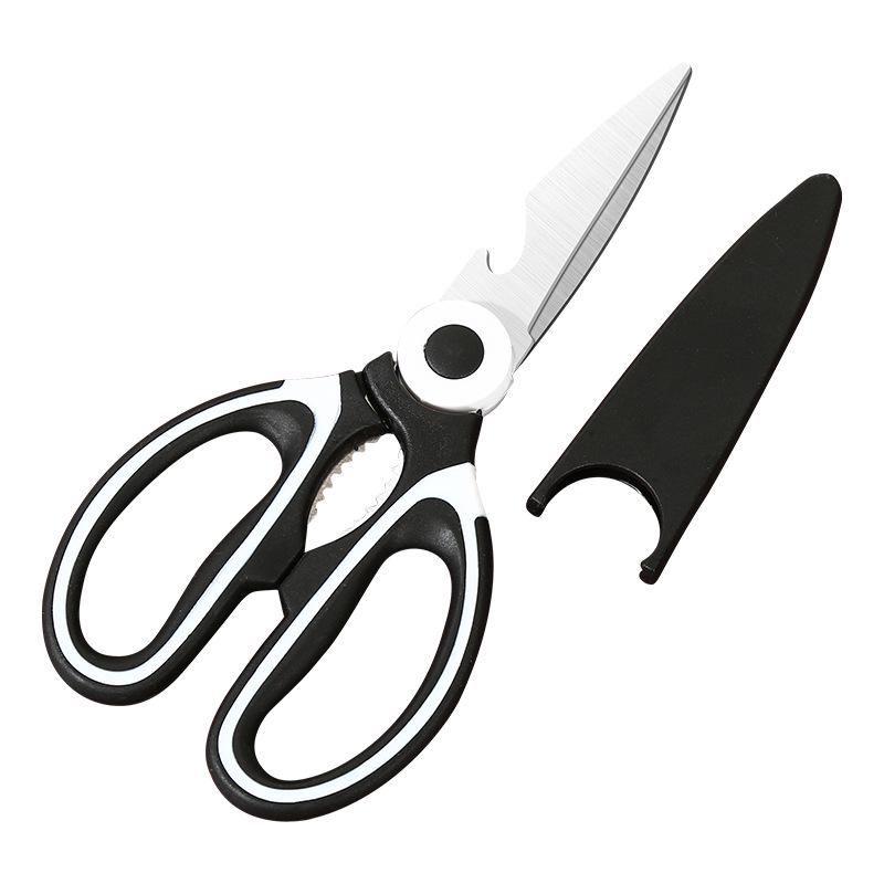 Heavy-Duty Multifunctional Kitchen Scissors for Cutting Vegetables, Fish, Chicken Bones, and Barbecue