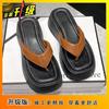 Increase the popularity of flip-flops fashion sandals for women 2025 summer new thick-soled versatile beach wear cool slippers for women