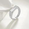 Jewelry Stainless Steel Ring Korean Ins Style Finger Ring Punk Titanium Seal Ring  Wedding