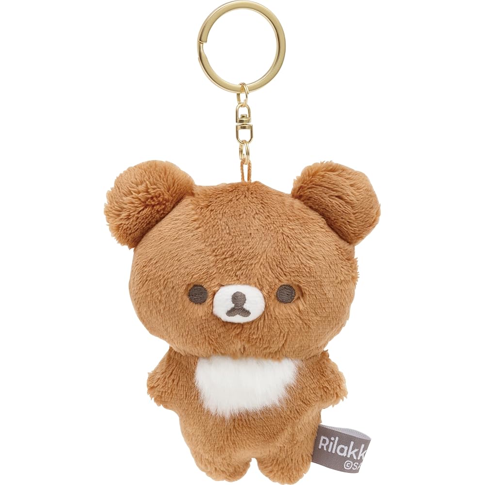 San-X Rilakkuma New Basic Hanging Plush Toy Brown Bear 20cm