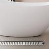 Stainless Steel Shower Floor Drain Rectangle Shape Linear Floor Drain Durable Drain Filter